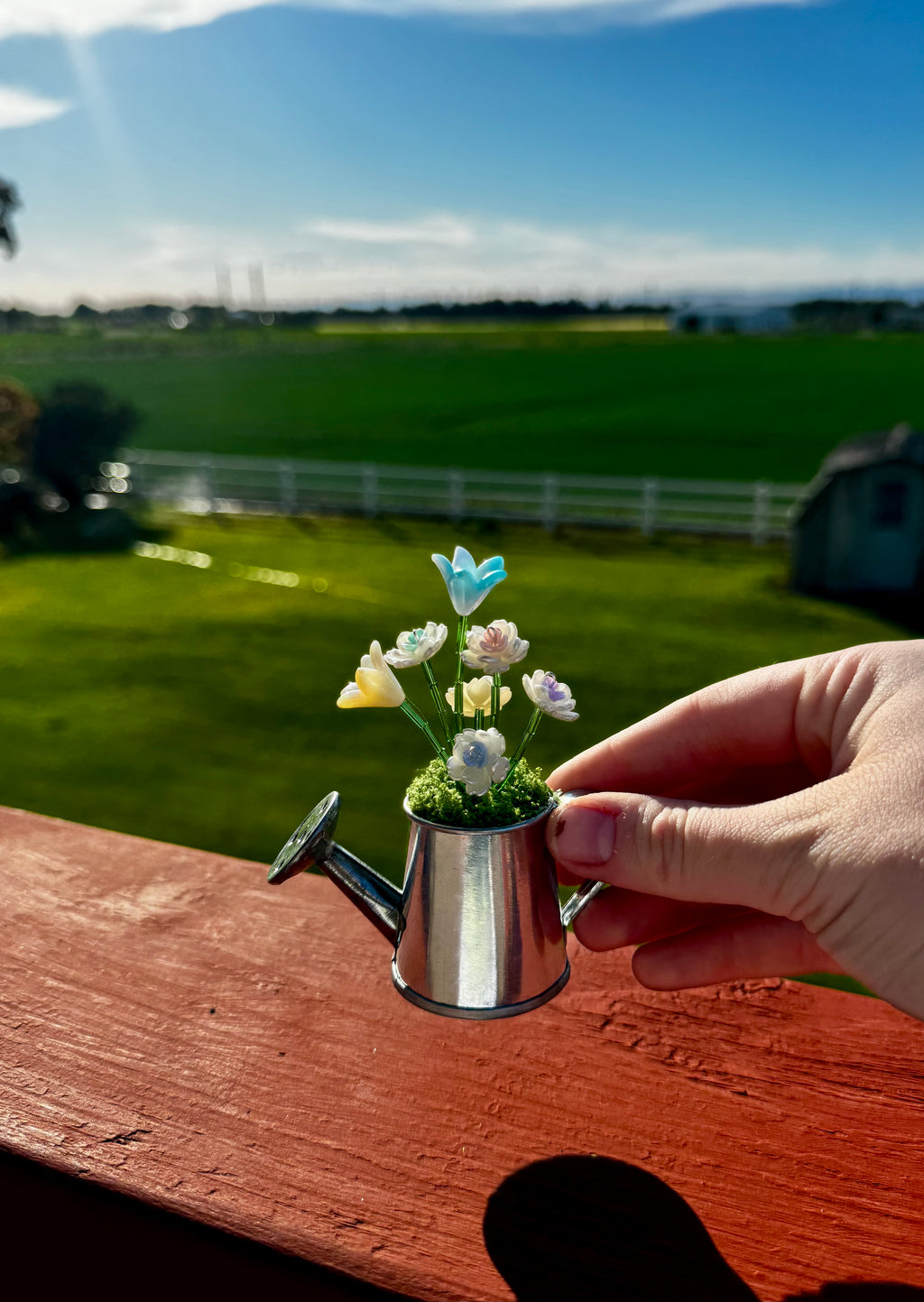 Handmade Mini Watering Can Forever Plant