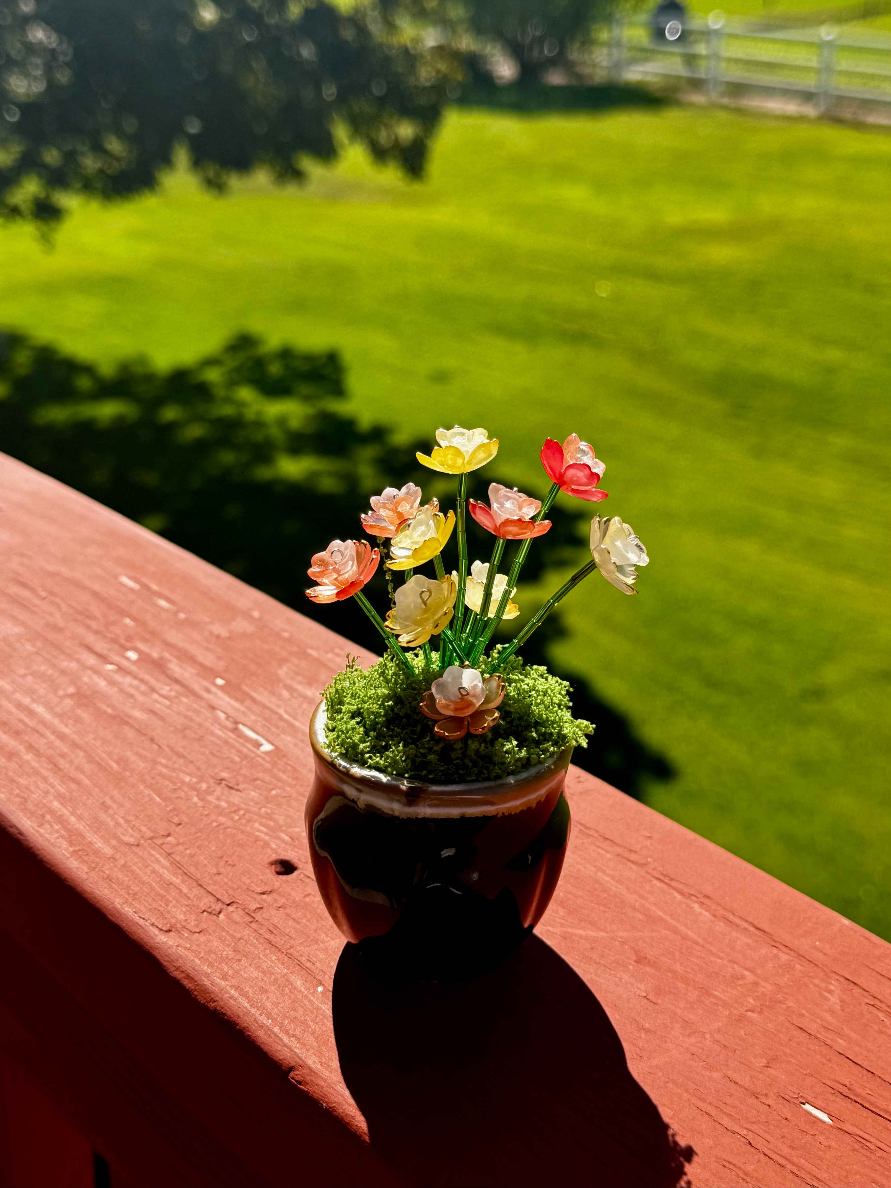 Beaded Forever Plants ~ 2"